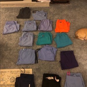Small and Xs tall scrub pants